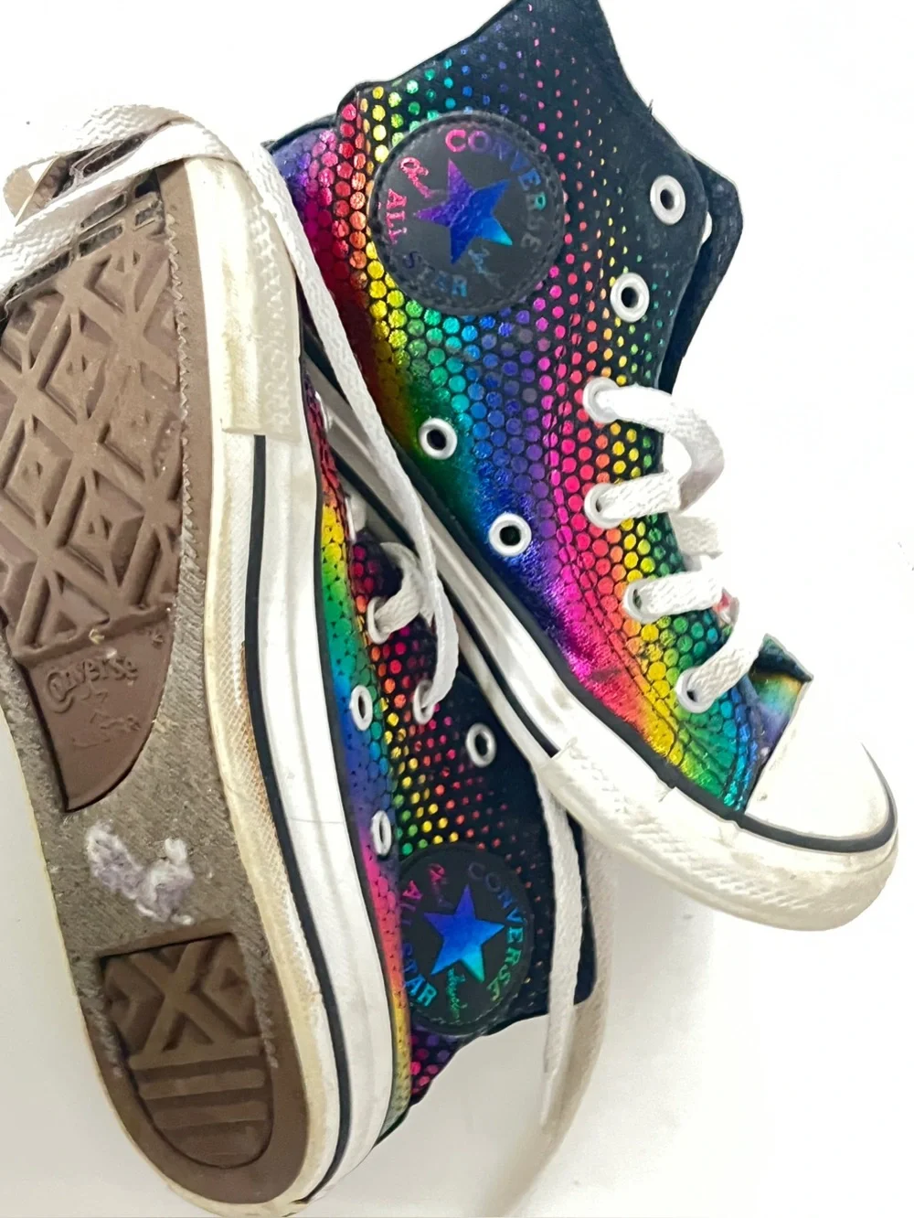 Kids high top converse size 13